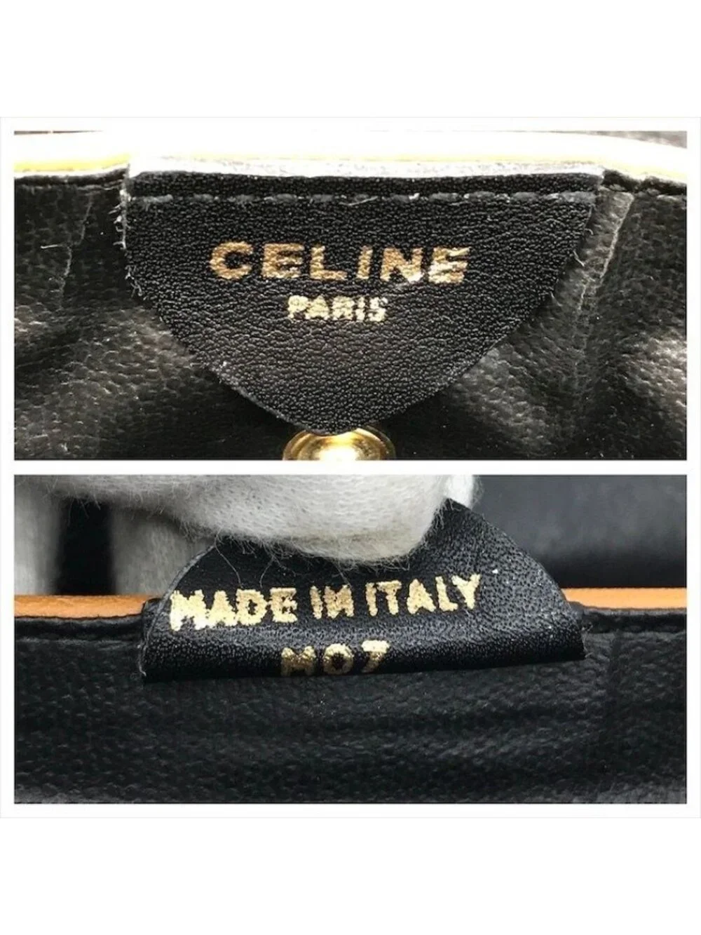 Celine Carriage Vintage Leather Clutch Black - Picture 9 of 10